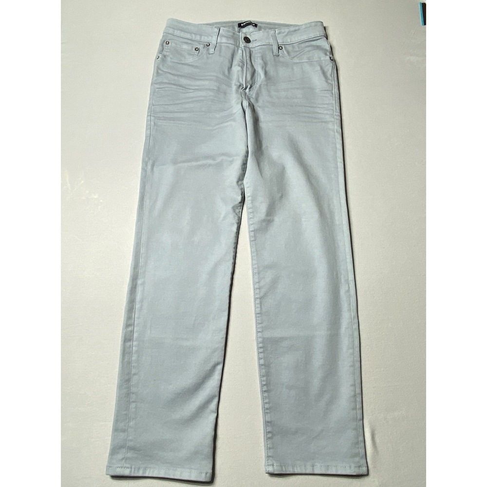 Express Slim Straight‎ Jeans Mens 31x30 Light Blue Conscious Edit Stretch